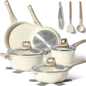Granit kokkärlsset, 13 delar non-stick, induktionsklar Expressleverans