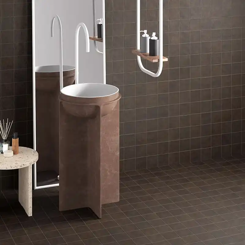 Handla nu Klinker Konradssons Stage Brown Matt 10x10 cm
