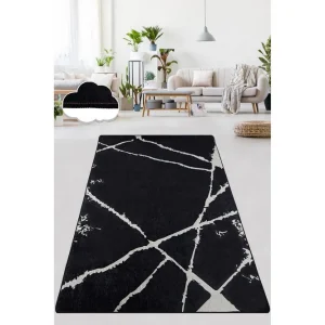 Billig Chilai Matta 80x200 cm Svart/Vit - Textil & mattor