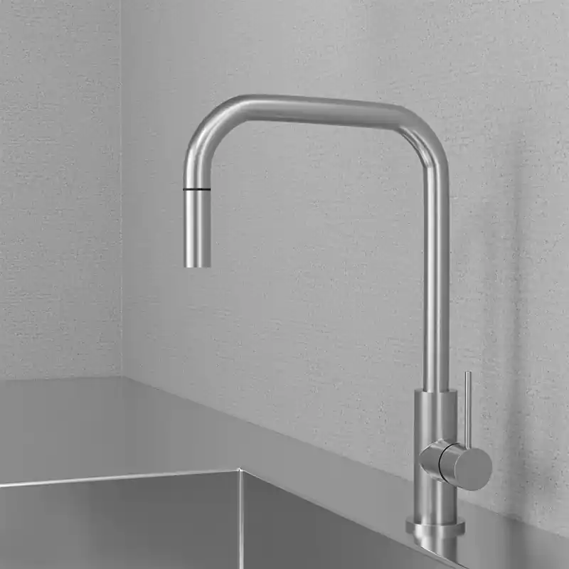 Erbjudandepris Köksblandare Scandtap Accent Square med Utdragbar Pip