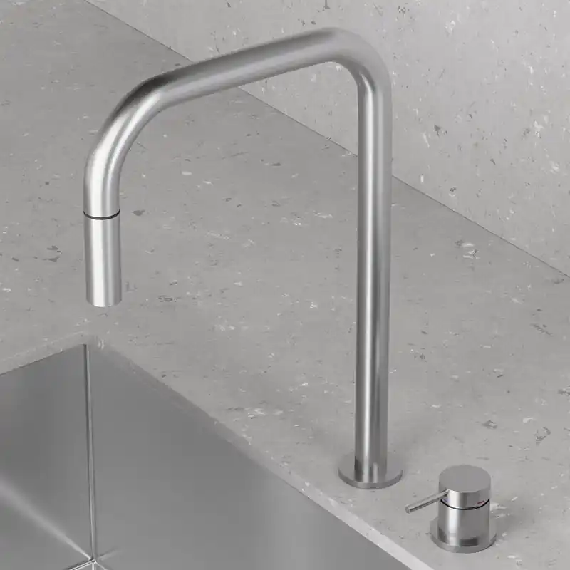 Sista chansen Köksblandare Scandtap Harmonized K2P Square med Utdragbar Pip