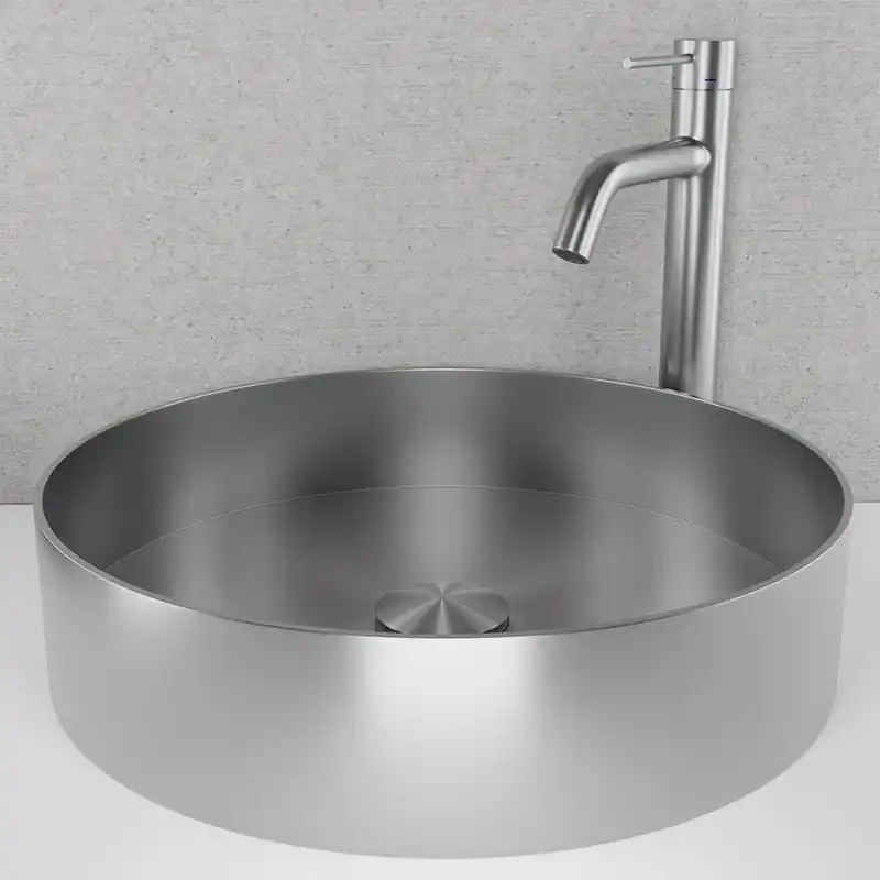 Populär Tvättställ Scandtap Rare R Rostfritt Stål Ø375 mm