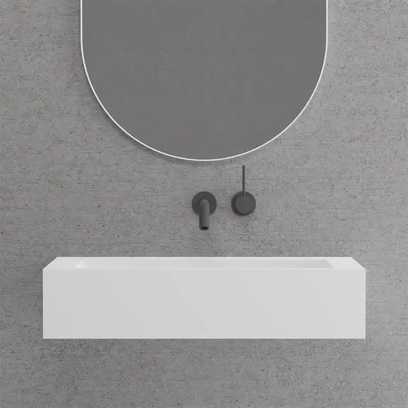 Sista chansen Tvättställ Scandtap Solid SW1 Solid Surface 600 mm