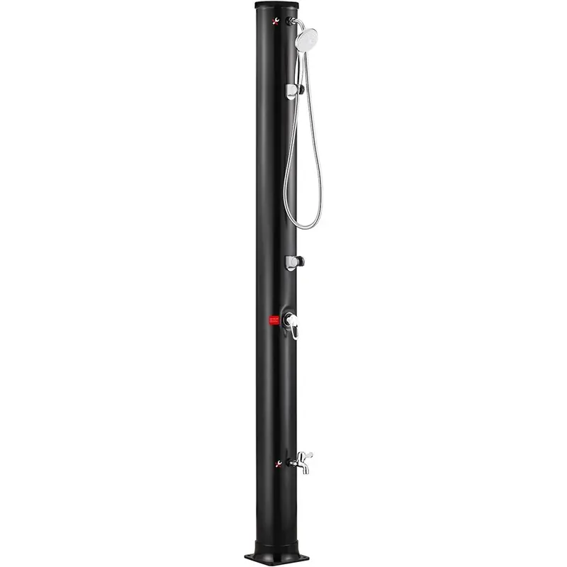 Kundfavorit Utedusch Demerx Sunny 40-1 Soluppvärmd Svart
