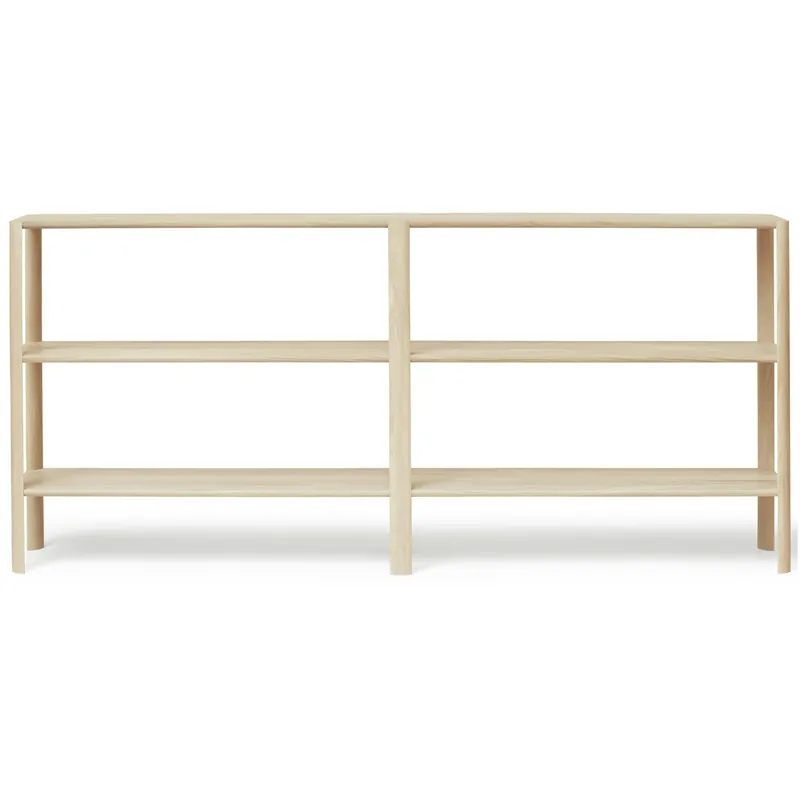Beställ nu Leaf Hylla 2x3, Vitoljad Ek
