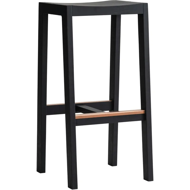 016 Maasto Barstol 75 cm, Svart Fri frakt