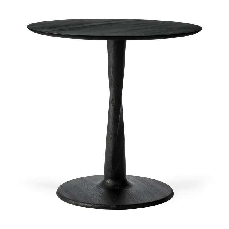 Bästa pris Torsion Bord Ø70x69 Cm cm, Svart Ek