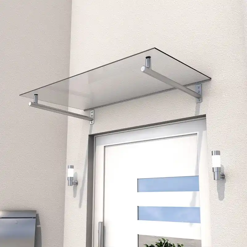 Kundfavorit Entrétak gop Hydra Glas HD Rostfritt Stål