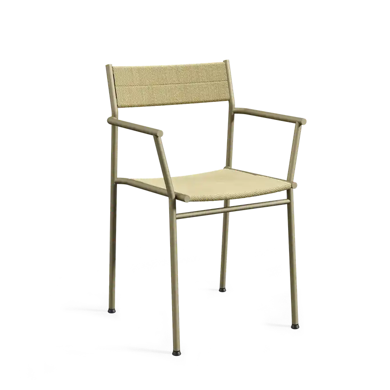Vev Matstol Med Armstöd Grey Beige/Natural Billigare