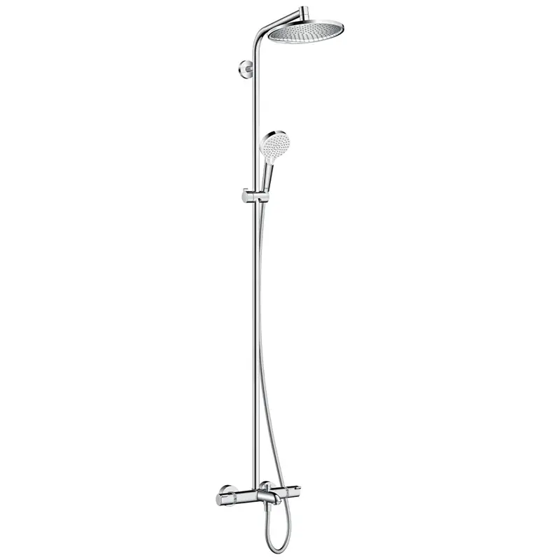 Fynd Takduschset Hansgrohe Crometta S Showerpipe 240 1jet med Badkarsblandare