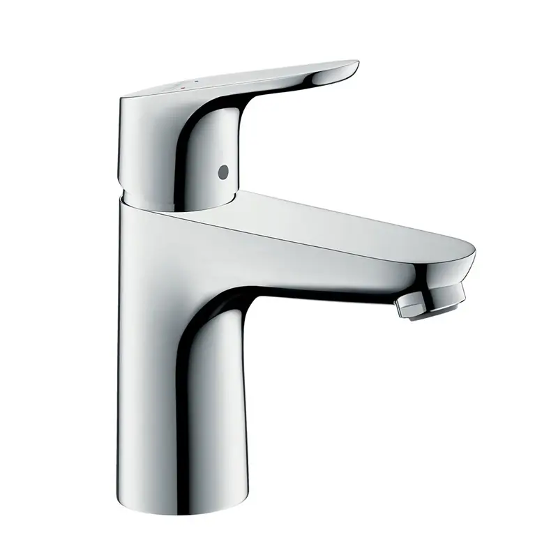 Tvättställsblandare Hansgrohe Focus 100 utan Lyftventil Krom Erbjudandepris