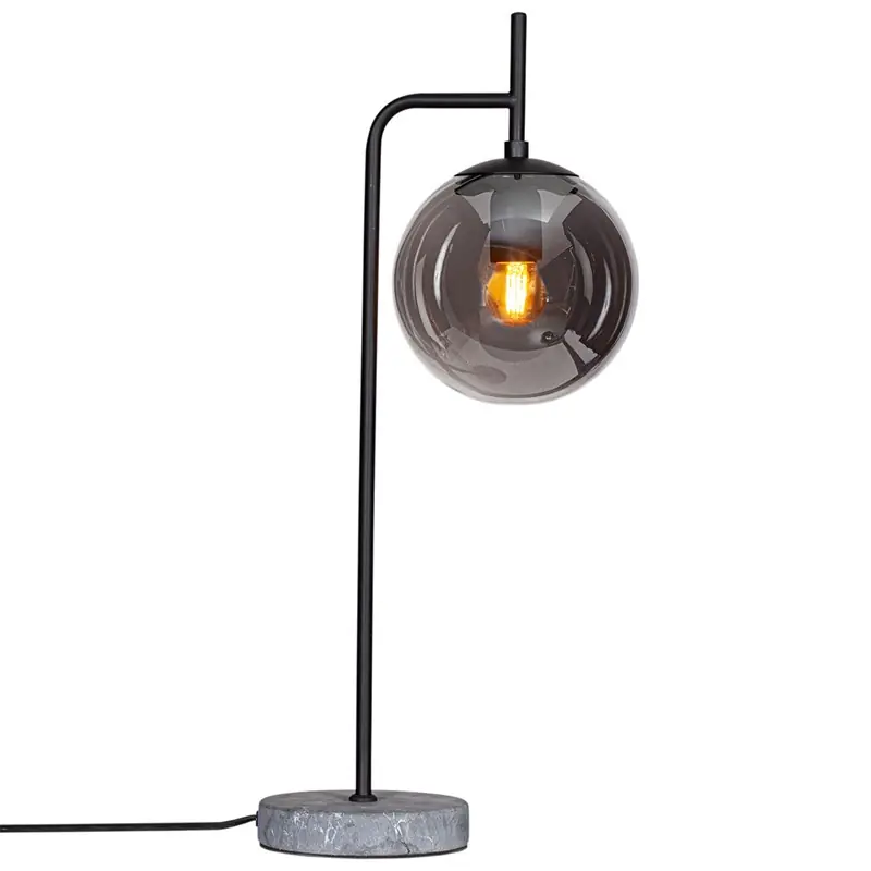 Bordslampa By Rydéns Boyle H60 cm Rökgrå E27 Kampanjpris