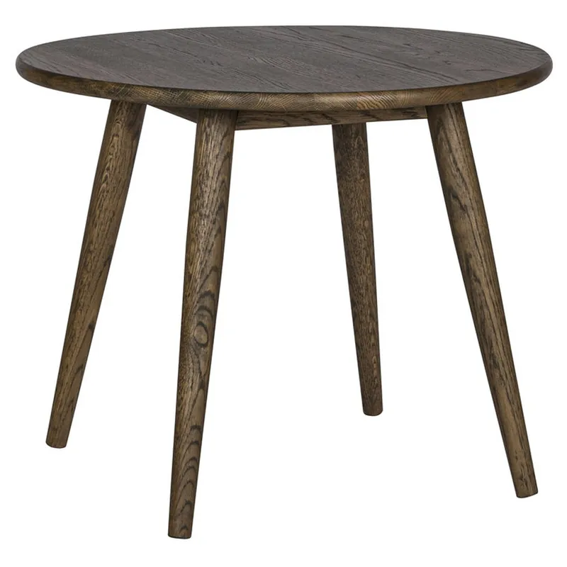 Populärt val Symphony 02 Soffbord Ø63 cm, Mörkoljad Ek