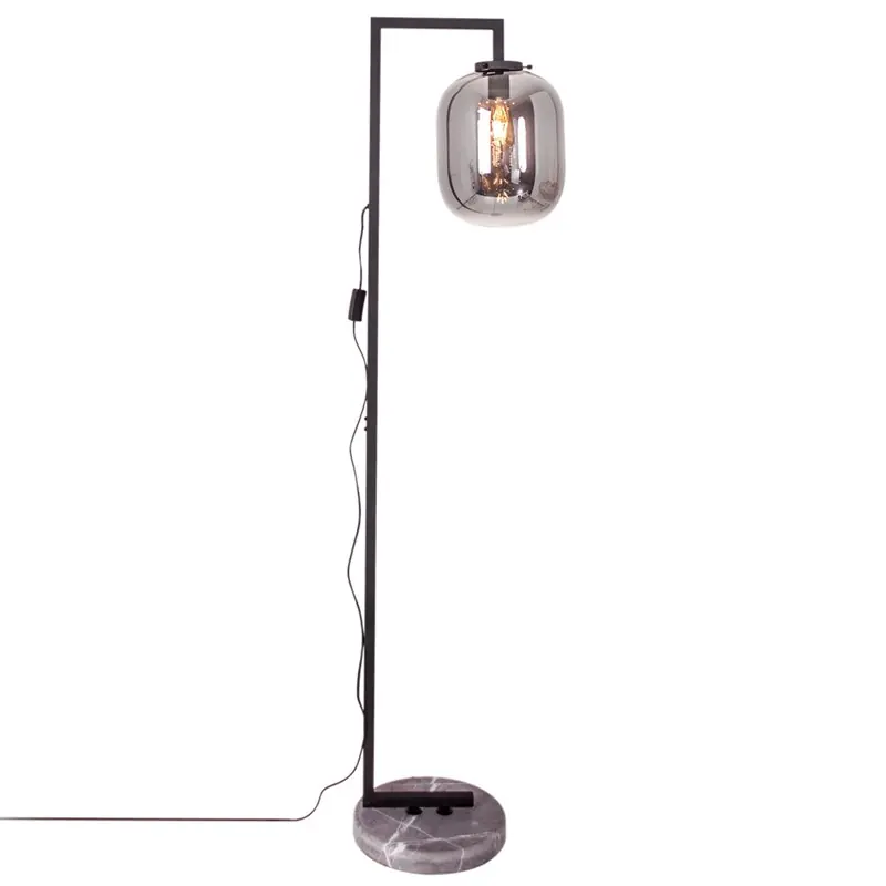 Expressleverans Golvlampa By Rydéns Leola H150 cm Rökgrå E27