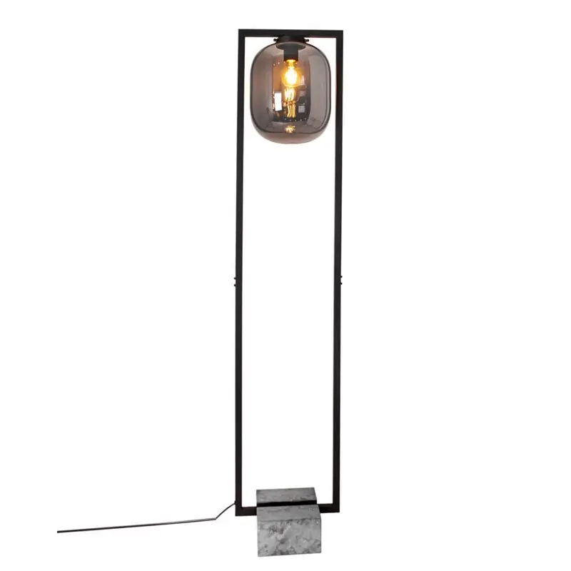 Kampanj Golvlampa By Rydéns Dixton H150 cm Rökgrå E27