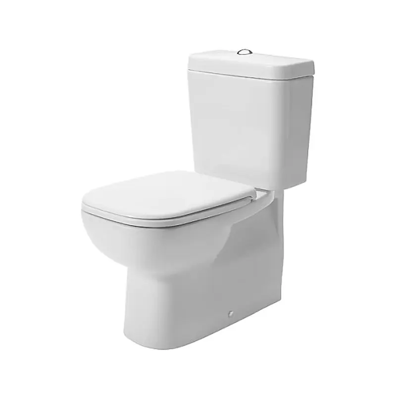 Fri frakt Toalettstol Duravit D-Code 211809 med Mjukstängande Hårdsits