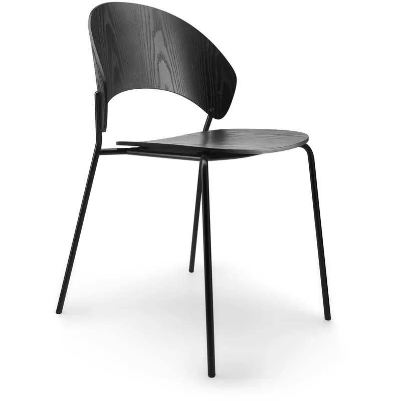 Dosina Stol, Svart Ek Premium