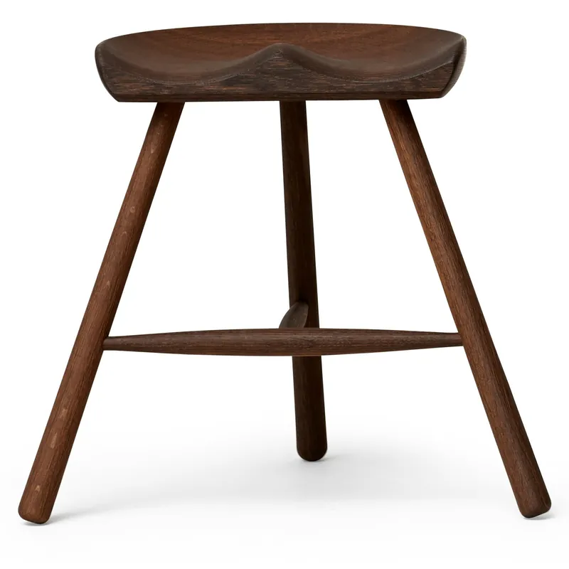 Begränsat erbjudande Shoemaker Chair No. 49 Pall, Rökt Ek