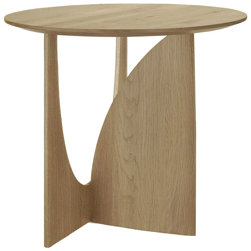 Beställ idag Geometric Sidobord, Ek