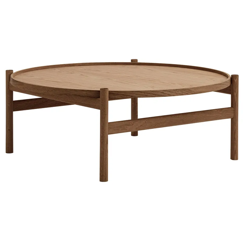 HB Soffbord Ø100 cm, Rökt Ek Kampanj