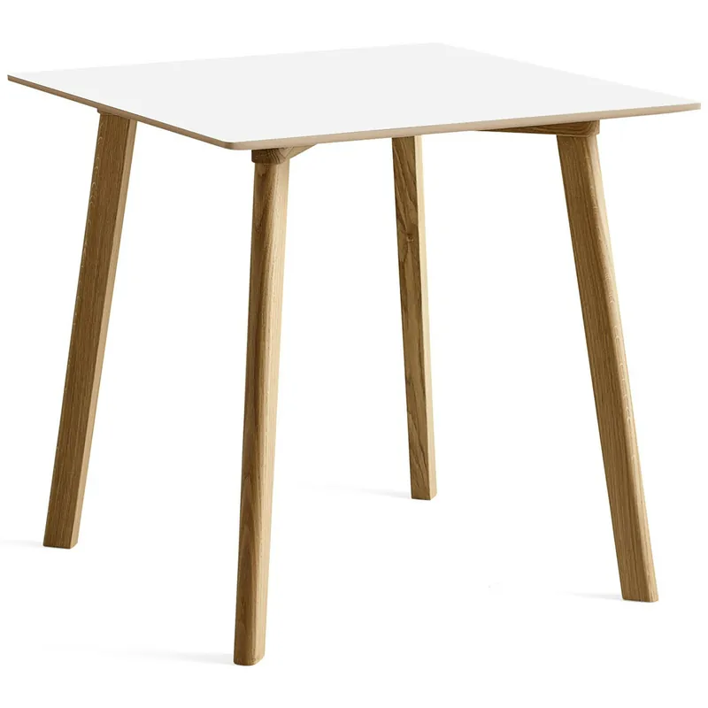 Billigare CPH Deux 210 2.0 Bord 75x75 cm, Pearl White / Vattenbaserad Lackad Ek