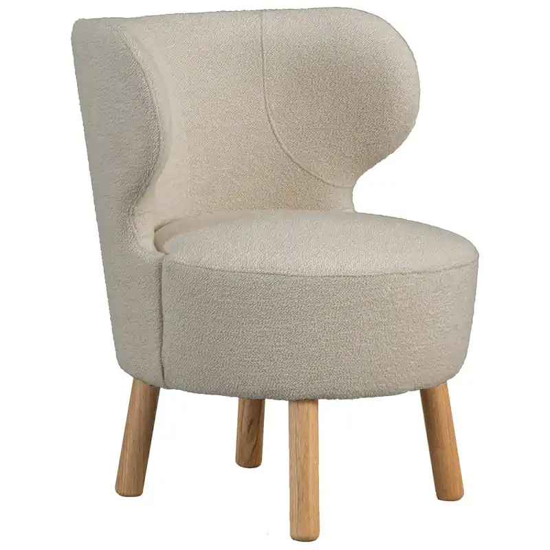 Trygg betalning Cute Fåtölj Bouclé, Sand