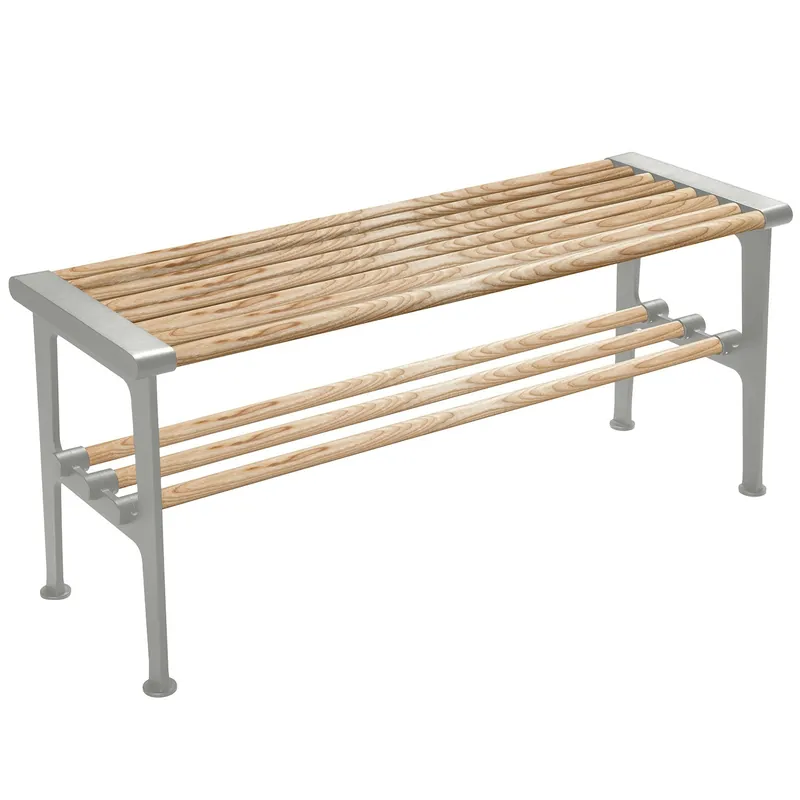Nostalgi Bänk 100 cm, Ask / Aluminium Sista chansen