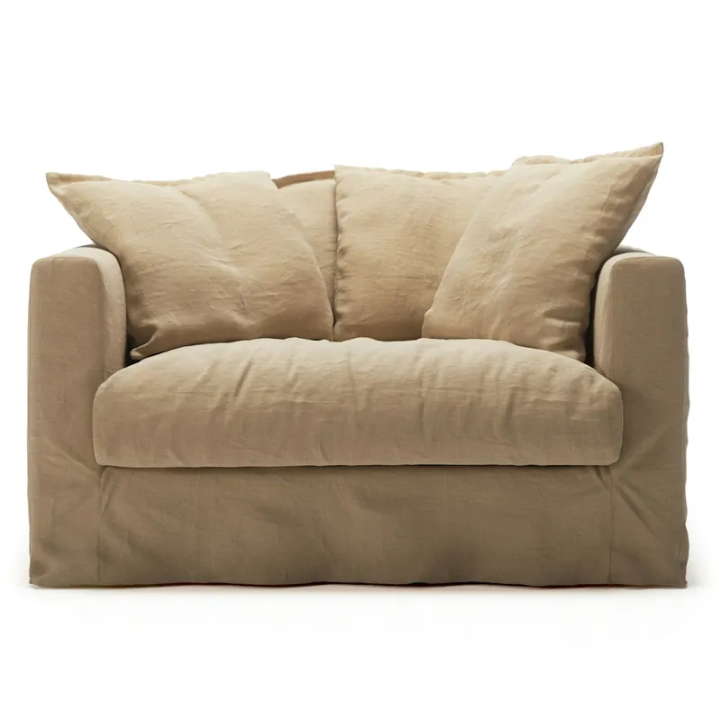 Kampanj Le Grand Air Love Seat Linne, Desert Sand