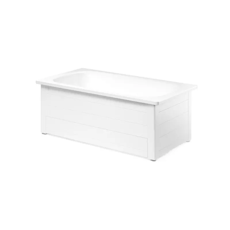 Lågt pris Helfrontstativ Gustavsberg 7417 1700x700 mm Vit