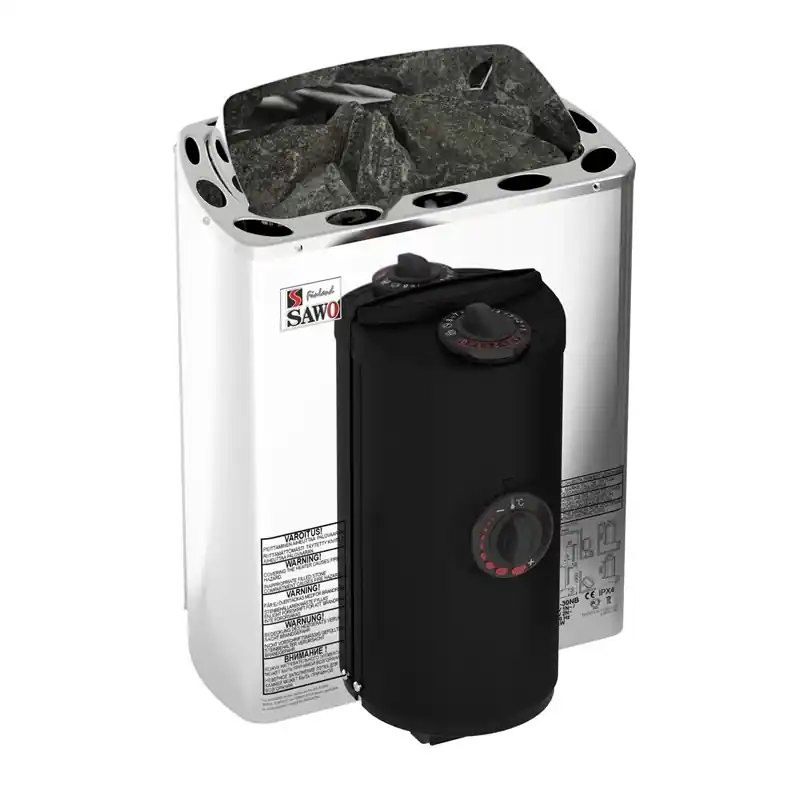 Bästa pris Elektriskt Bastuaggregat SAWO Rostfri Mini 3,6 kW NB X Premium 3P-1P
