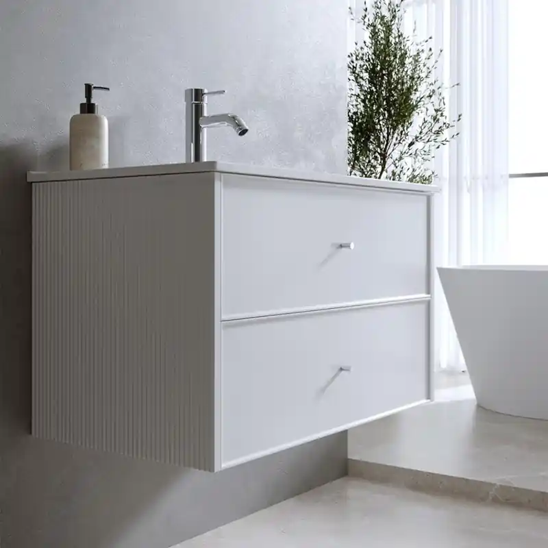 Tvättställsskåp Nooli Living Frid 810 mm Mattvit Premium