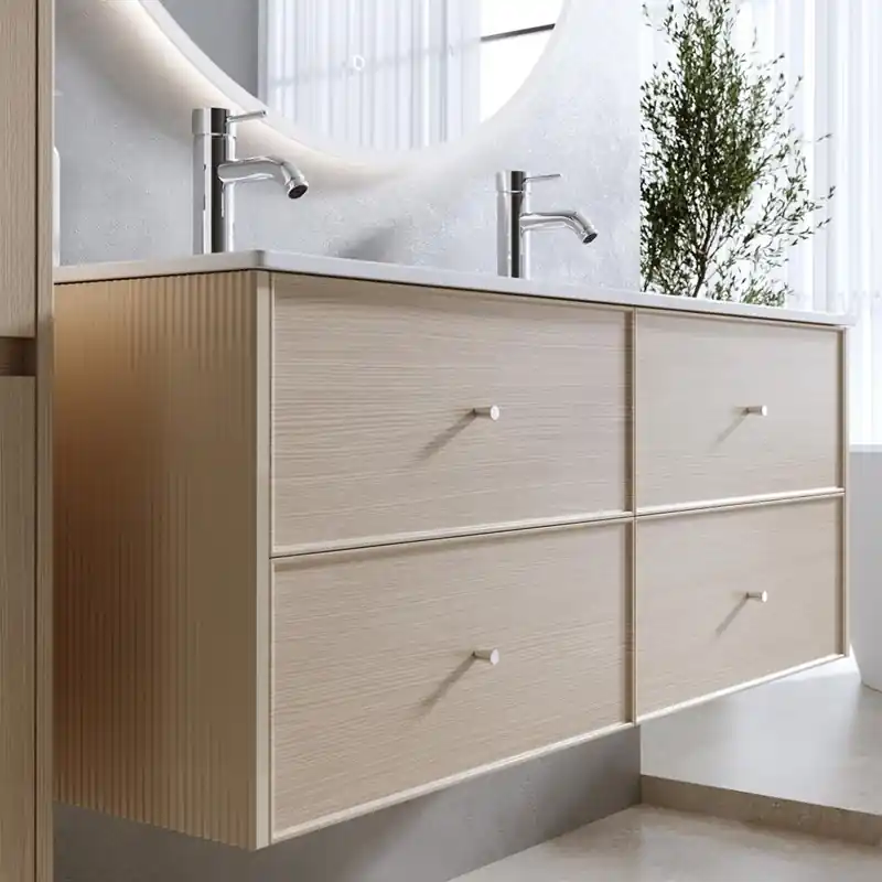Tvättställsskåp Nooli Living Frid 1210 mm Ljus Ek Begränsat erbjudande