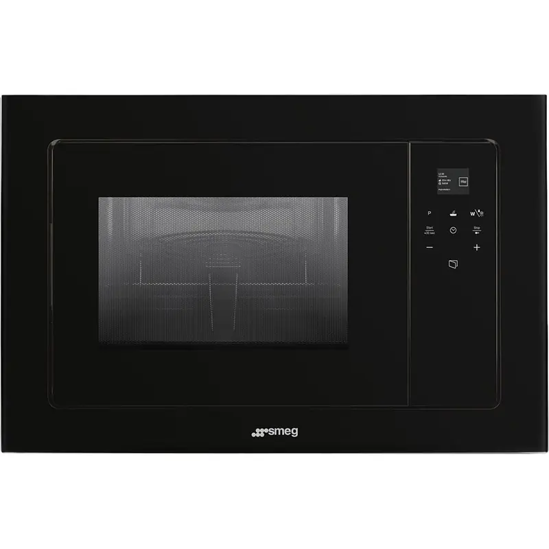 Begränsat erbjudande Mikrovågsugn Smeg FMI120B3 595 mm med Grill Svart