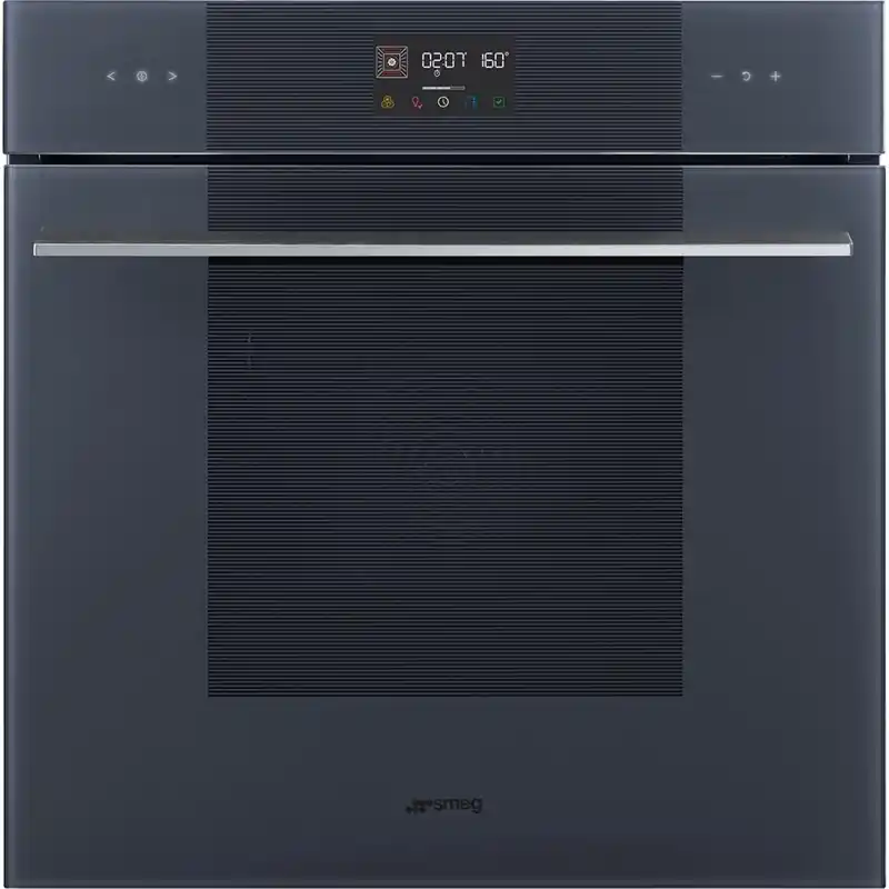 I lager Inbyggnadsugn Smeg SOP6102TG 600 mm Neptune Grey