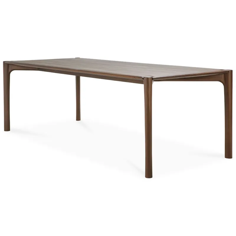 PI Matbord Mörkbetsad Teak, 100x240 cm Fri frakt