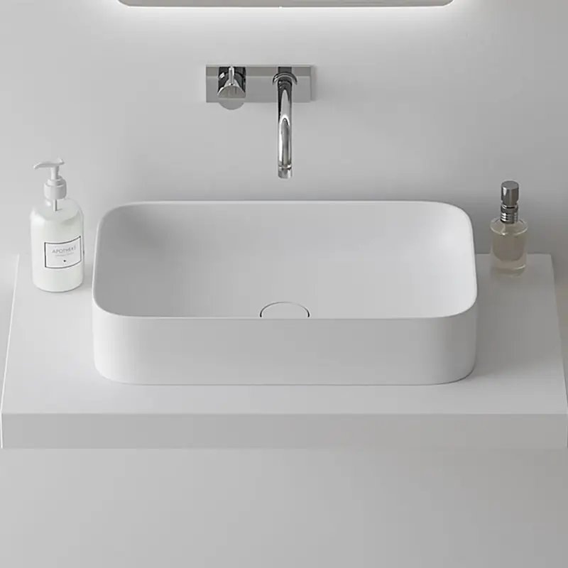 Tvättställ Copenhagen Bath Yuno TA 55 Solid Surface 550 mm Trygg betalning