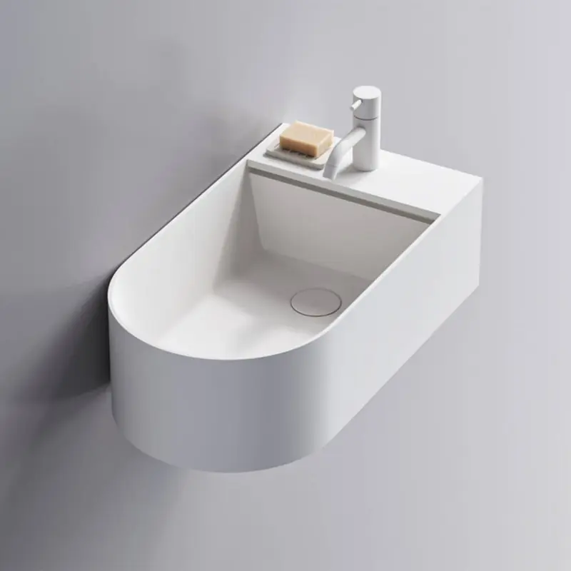 Premium Tvättställ Copenhagen Bath Kanal Solid Surface 610 mm