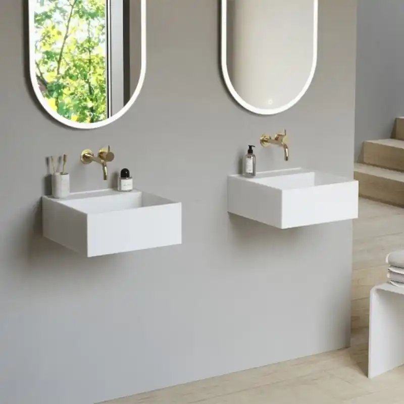 Billig Tvättställ Copenhagen Bath Oslo 40 Solid Surface 400 mm