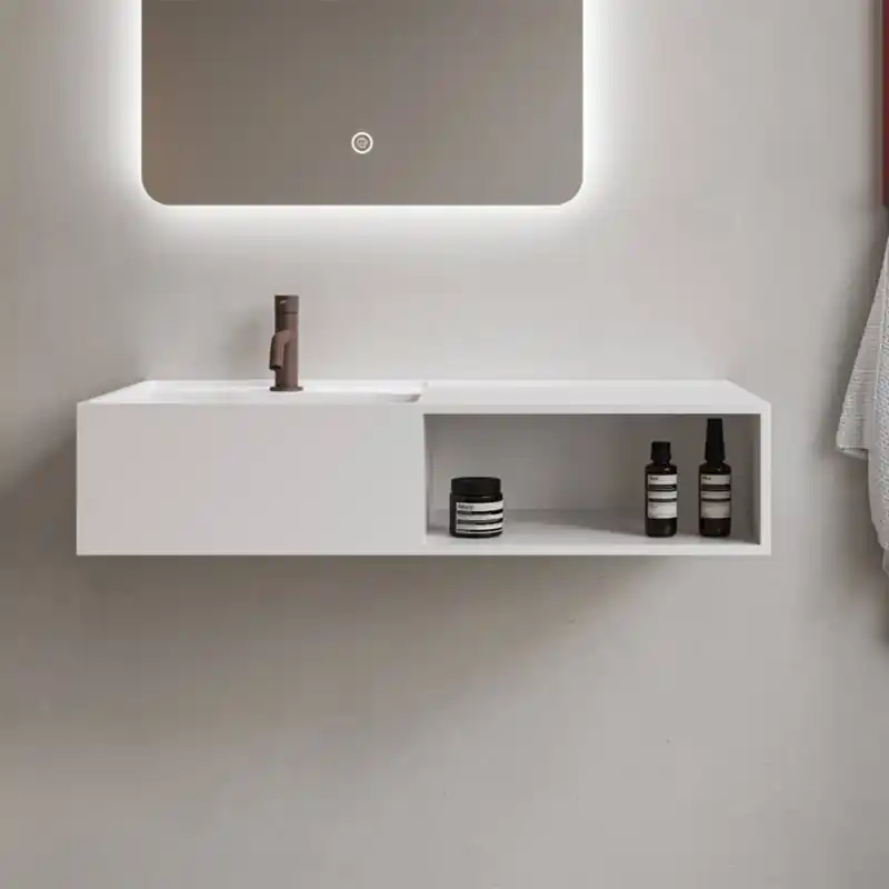 Tvättställ Copenhagen Bath Modul SH 80 Solid Surface Köp nu