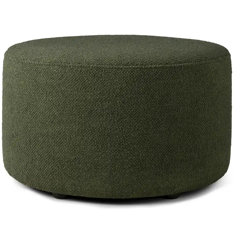 Barrow Sittpuff Pine Green, Ø60 cm Begränsat erbjudande