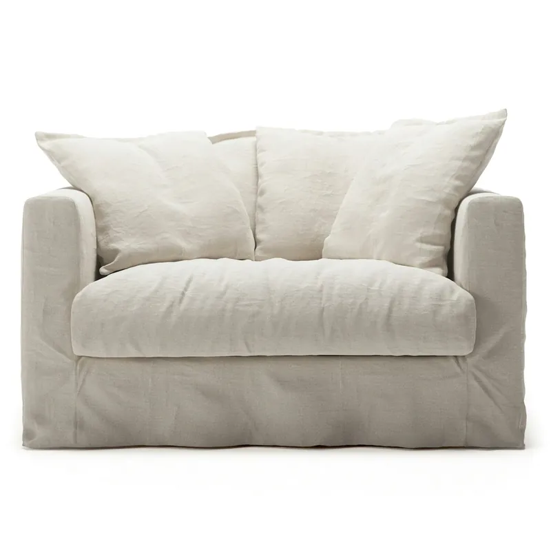 Klädsel Till Le Grand Air Love Seat Linne, Creamy White Billigare
