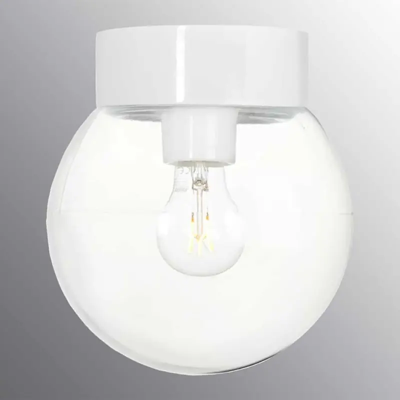 Begränsat erbjudande Vägg- & Taklampa Ifö Electric Classic Glob 200 Klar 40W IP44 E27