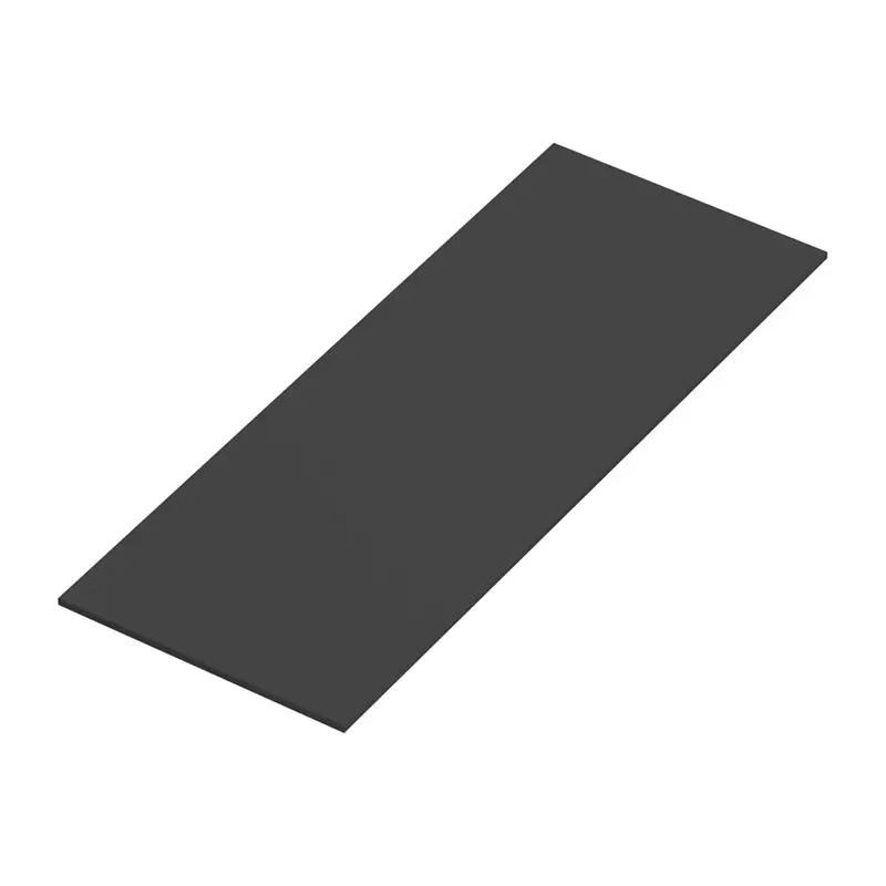 Bänkskiva Solid Surface Tenfors 120x45 cm Svart Matt Rabatt