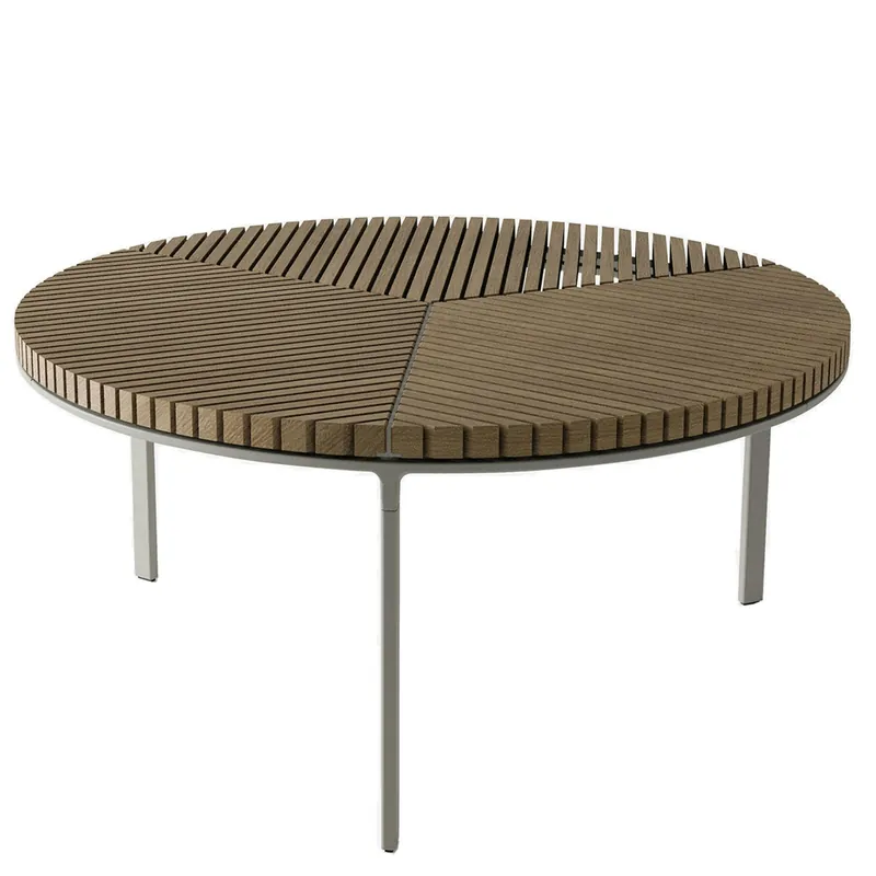 Begränsat antal Vipp716 Open-Air Soffbord Ø90 cm, Teak