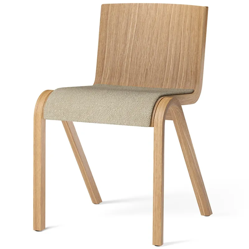 Ready Stol, Klädd Framsida, Ek / Bouclé 02 Bästa pris