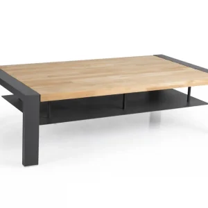 Amesdale soffbord - Grå 140 x 80 cm från Brafab- Bra Möbler Utförsäljning