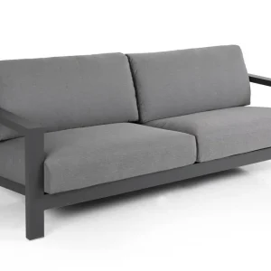 Amesdale 3-sitssoffa - Grå med grå dyna 208 x 92 cm från Brafab- Bra Möbler Handla nu