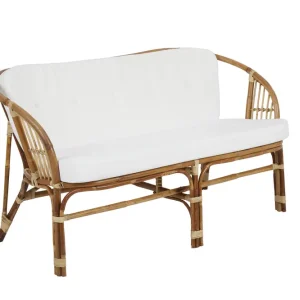 Astrakan 2-sitssoffa - Natur med vit dyna 140 x 79 cm från Brafab- Bra Möbler Populär