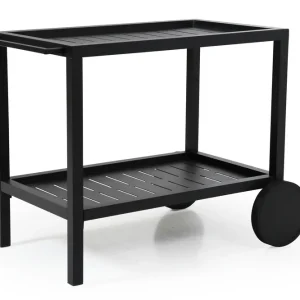 Endast idag Belfort serveringsvagn - Svart med hjul 91 x 56 cm från Brafab- Bra Möbler
