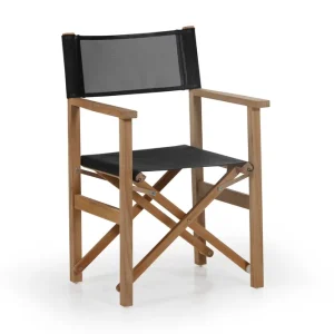Drama regissörstol - Teak med svart textilene från Brafab- Bra Möbler Populär